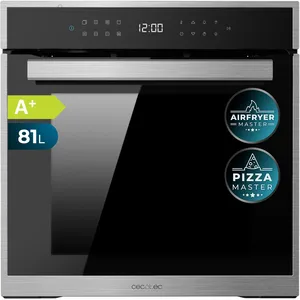 Cecotec Four encastrable à pyrolyse Edge de 81 L de capacité, 11 fonct... pas cher