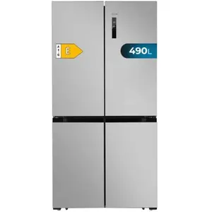 Cecotec Réfrigérateur Combiné Bolero CoolMarket 4D 490 Inox TU pas cher