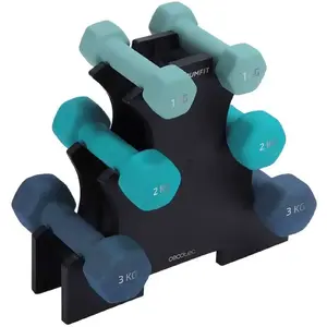 Haltères Cecotec Drumfit Inversion (x6) Noir 1,2/3 kg 07139