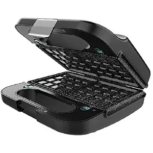 Comparateur de prix : Cecotec 04309 gaufrier et appareil à croque-monsieur 1000 w noir, acier satin