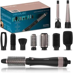 Cecotec Bamba CeramicCare 10in1 Styler Air Brush avec 10 têtes interchangeables 1000W pas cher