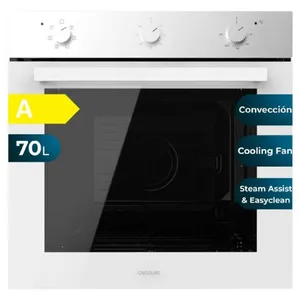 Cecotec - Four encastrable multifonction m236000 glass white time de 7...