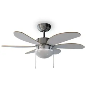 Comparateur de prix : Cecotec Ventilateur de Plafond Energysilence Aero 350 Bois, 50 W, Diamètre 81 cm