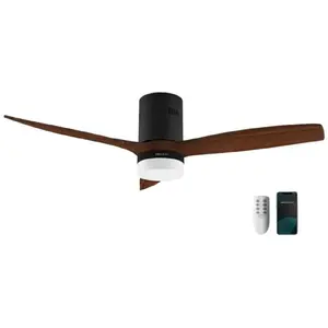 Comparateur de prix : Ventilateur de plafond EnergySilence 5600 Black Aqua Connected Cecotec