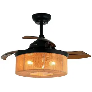 Comparateur de prix : Ventilateurs de plafond EnergySilence Aero 5200 Light DarkWood Cecotec TU