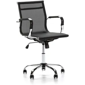 VS VENTA-STOCK Fauteuil de Bureau Oxford inclinable, Tissus transpirable, Chaise Executive avec accoudoirs, Hauteur réglable, Design Ergonomique.
