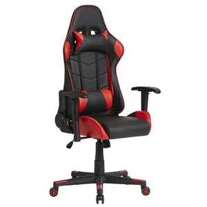Fauteuil de bureau Gaming Racer professionnel Rouge, inclinaison et hauteur réglable TU pas cher