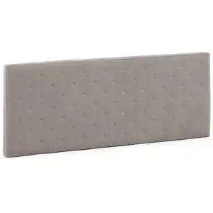 Comparateur de prix : MARCKONFORT Tête De Lit Malta 140x60 Cm Couleur Gris. Rembourrée De Mousse