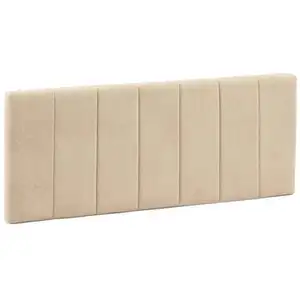 Comparateur de prix : marcKonfort Tête de lit tapissée Creta 140x60cm beige