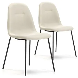 Comparateur de prix : VS VENTA-STOCK SET DE 2 CHAISES BRENDA BEIGE
