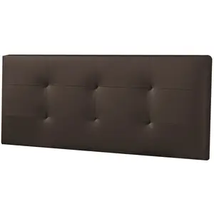 HOMN Tête de lit 160x60 cm chocolat, cuir synthétique pas cher