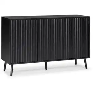 Vs Venta-Stock Buffet Lluvia 3 portes couleur noir pas cher