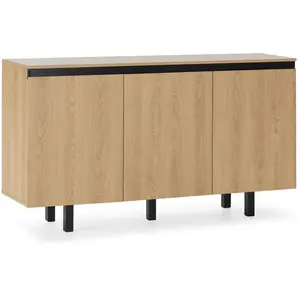 Vs Venta-Stock Buffet Molina 3 portes couleur chêne pas cher