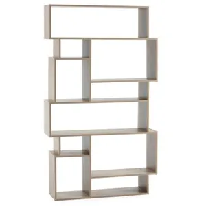 HOMN Etagère avec 10 trous couleur chêne