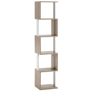 Vs Venta-Stock Etagère Maldivas 5 trous couleur Chêne/Blanc