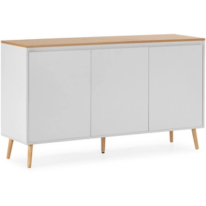 HOMN Buffet 3 portes couleur Blanc pas cher