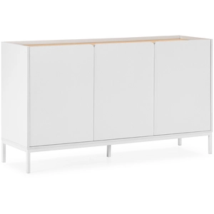 HOMN Buffet 3 portes couleur Blanc pas cher