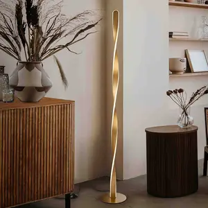 Schuller Valencia Lampe sur pied LED Twist, aluminium, métal, acryliqu...Vendu parluminaire