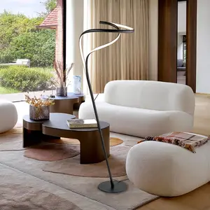 Schuller Valencia Lampadaire LED Danza, à intensité variable, noir mat...Vendu parluminaire