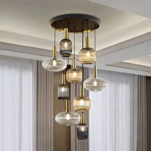 Schuller Valencia Suspension Norma, à intensité variable, à 9 lampes, ...