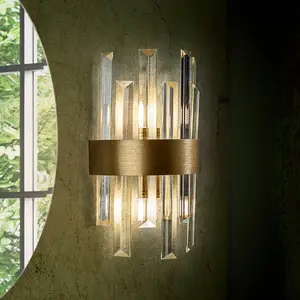 Schuller Valencia Applique murale Grace, à 2 lampes, couleur or, fer, ... pas cher