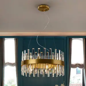 Schuller Valencia Suspension Grace, fer, verre, rond, Ø 55 cm, 14-fl.Vendu parluminaire
