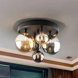5 DARK modèle DARK lampeLights NOIR-LAITON SCHULLER pas cher