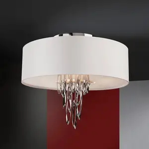 Schuller Valencia Élégant plafonnier textile Domo