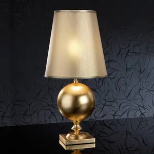 Schuller Valencia Lampe à poser dorée Terra, hauteur 60 cm pas cher
