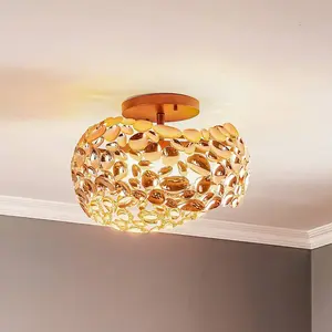 Schuller Valencia Plafonnier LED Narisa, Ø 46 cm, doré roséVendu parluminaire
