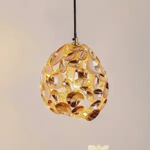Schuller Valencia Suspension LED Narisa Ø 18 cm doré rosé/brune pas cher