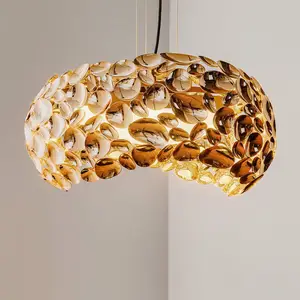 Schuller Valencia Suspension LED Narisa Ø 46 cm doré rosé/brune