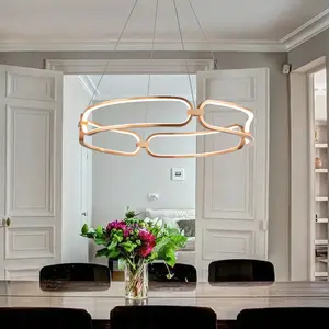 Schuller Valencia Suspension LED Colette, or rose pas cher