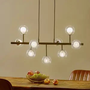 Schuller Valencia Suspension LED Altais, à 9 lampes, non dimmable