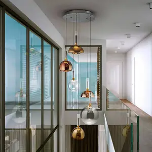 Schuller Valencia Suspension LED Charlize à 6 lampes, à intensité vari...Vendu parluminaire