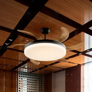 Schuller Valencia Ventilateur de plafond LED Vento noir/bronze/fumé Ø ... pas cher