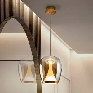 Schuller Valencia Suspension LED Suspiro, Ø 25 cm, couleur or/ambre, v... pas cher