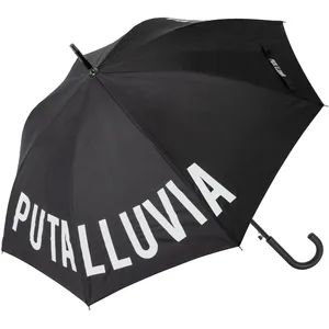 Parapluie pliant automatique "P*** lluvia". Parapluie noir original avec message. Dimensions : 106 cm - FISURAVendu paramazon