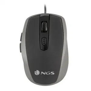 Comparateur de prix : NGS - Souris - pour droitiers - optique - 6 boutons - filaire - USB - argent