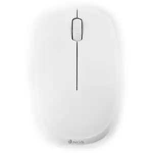 Souris Optique - NGS - Fog White - USB - Sans fil - Molette de défilement - Récepteur NanoVendu paramazon