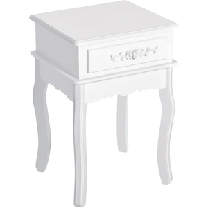 HOMCOM table de chevet avec tiroir table d'appoint pour chambre salon ... pas cher