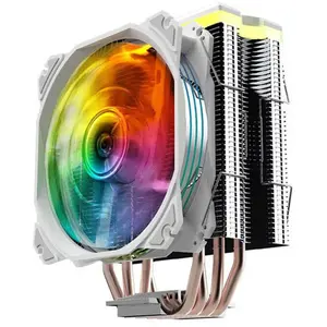 Comparateur de prix : Ventilateur CPU Nfortec Centaurus X 4Pipes ARGB 120mm Blanc