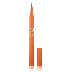 Comparateur de prix : 3INA The Color Pen Eyeliner eye-liner feutre teinte 188 - Orange 1 ml