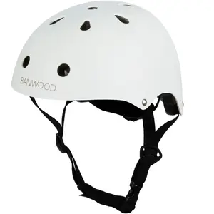Banwood Casque De Vélo Abs Pour Enfants De 3 À 7 Ans Protection Blanc pas cher