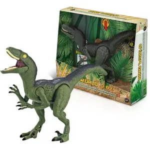 Tachan Figurine Articulée De Vélociraptor Avec Lumières Et Sons