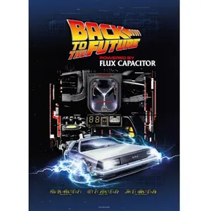 SD TOYS Puzzle Retour Vers Le Futur - Powered By Flux Capacitor 1000pcs