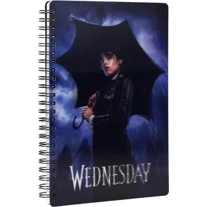 SD TOYS - Carnet effet 3D Pluie Wednesday pas cher