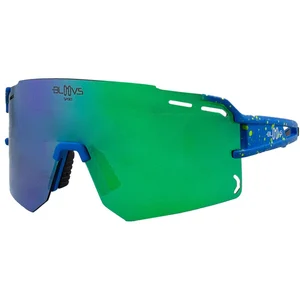 Lunettes Bloovs Tromso Dark Blue Drop avec lentille Green Mirror pas cher