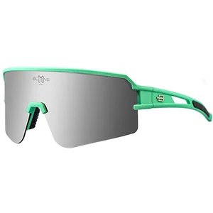 Lunettes Bloovs Flandes Matte Green avec lentille Silver Mirror pas cher