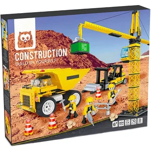 Eurekakids Blocs De Construction Du Chantier 804 Pièces pas cher